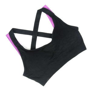 Open image in slideshow, Fitness Yoga Push Up Sports Bra
