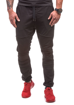 Open image in slideshow, Solid Color Ripped Men&#39;s Joggers
